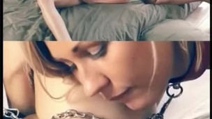 take control of Belle Claire and her slave on this porn game, make them cum